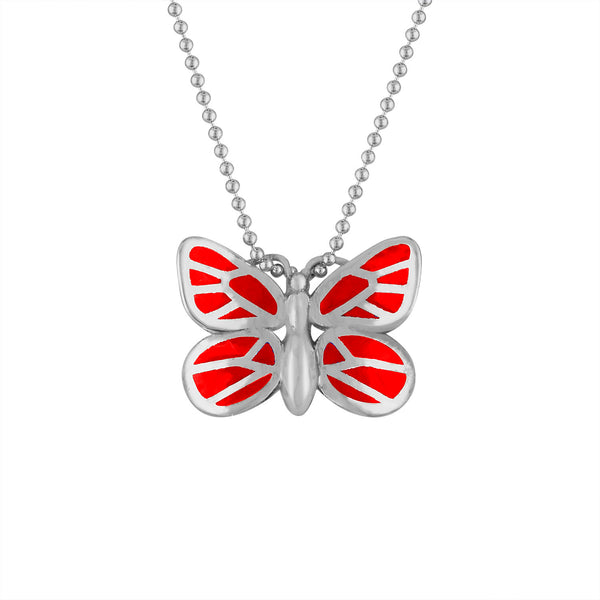 Mini Butterfly Pendant on Ball Chain